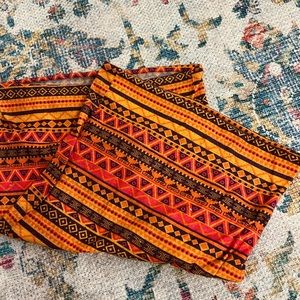 Orange and pink buff